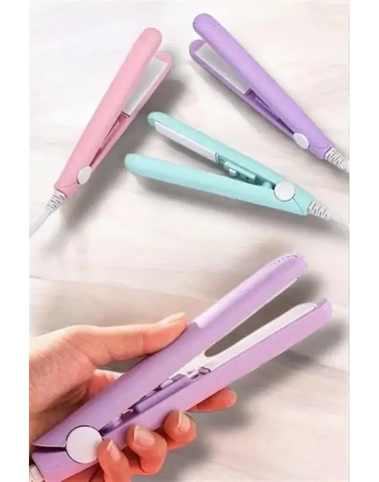 180°c Isı Ve Uzun Süre Kalıcı Düzlük Sağlayan Mini Saç Düzleştirici