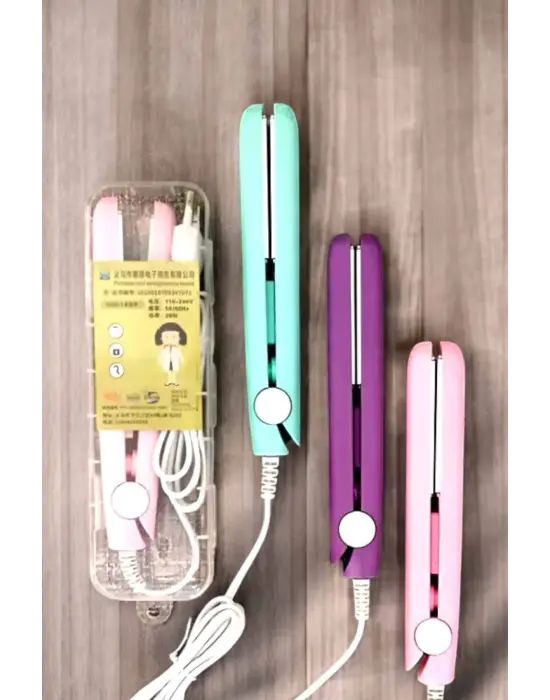 180°c Isı Ve Uzun Süre Kalıcı Düzlük Sağlayan Mini Saç Düzleştirici