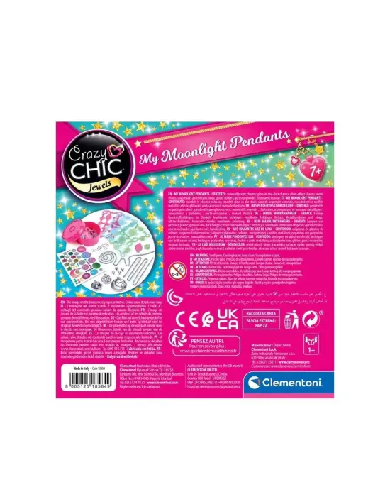 Omarı Ayışığı Desenli Crazy Chic Kolye Seti