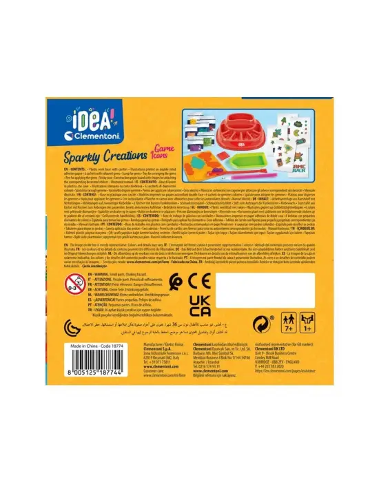 18774 Idea Clemetoni - Işıltılı Tasarım Seti - Oyun İkonları