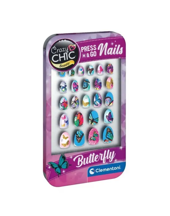 18898 Crazy Chic - Tak ve Git Tırnaklar - Kelebek