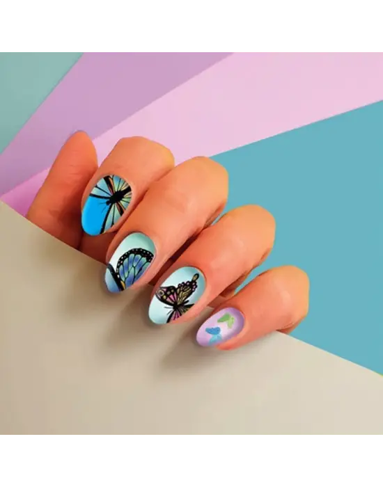 18898 Crazy Chic - Tak ve Git Tırnaklar - Kelebek