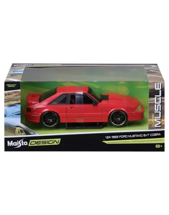 Omarı 1:24 Ölçekli Ford Mustang SVT Cobra Model Araba