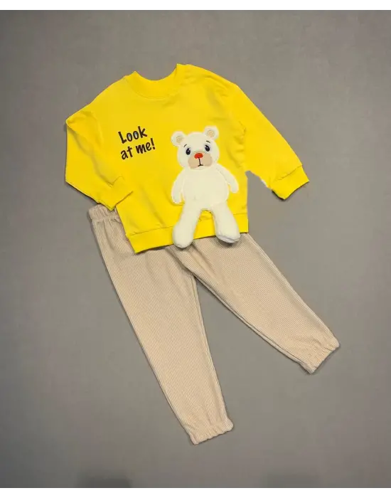 Trend Ayıcık Desenli Çocuk Takımı