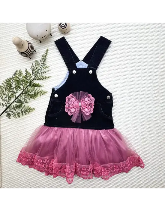 Etkileyici Tül Etek Kız Çocuk Elbisesi