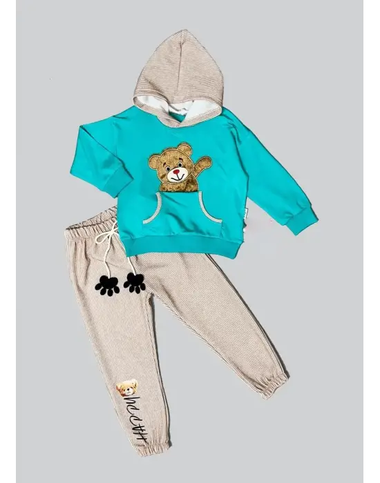 Şık Penye Sweat Erkek Çocuk Takımı
