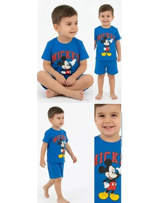 2/5 Yaş Mickey Baskılı Çocuk Takımı