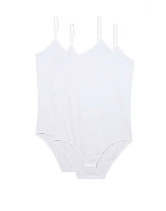 Modern Beyaz İp Askılı Body
