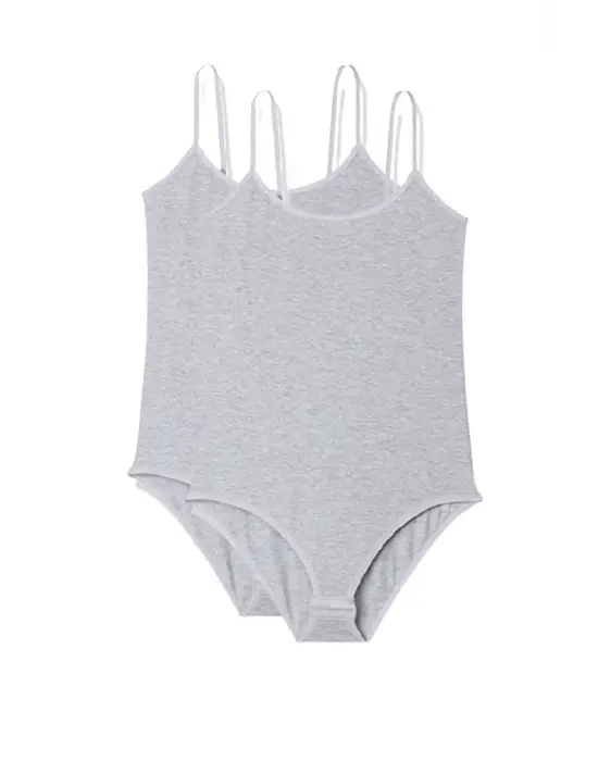 Modern İp Askılı Kadın Çıtçıtlı Body