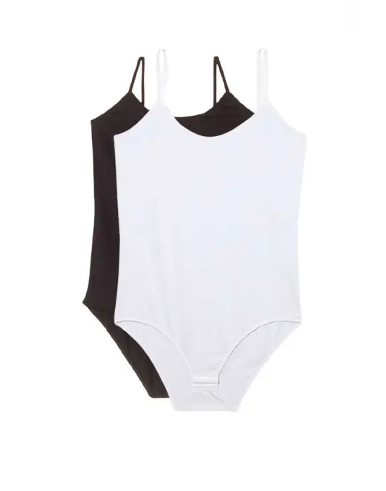 Siyah ve Beyaz Çıtçıtlı Body Kadın Giyim