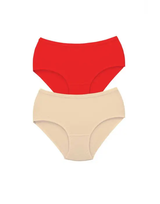 2 Adet Tutku Kadın Yüksek Bel   Kalın Lastik Külot S5