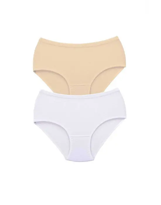 2 Adet Tutku Kadın Yüksek Bel   Kalın Lastik Külot S9