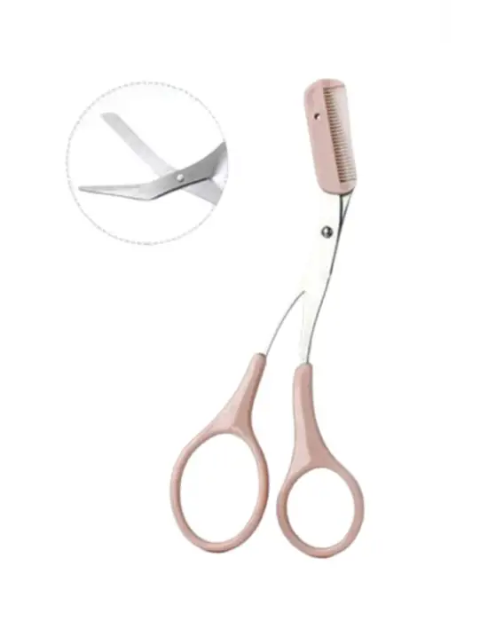 2li Kaş Bakım Seti Taraklı Kaş Makası Ve Kaş Usturası Kaş Şekillendirici