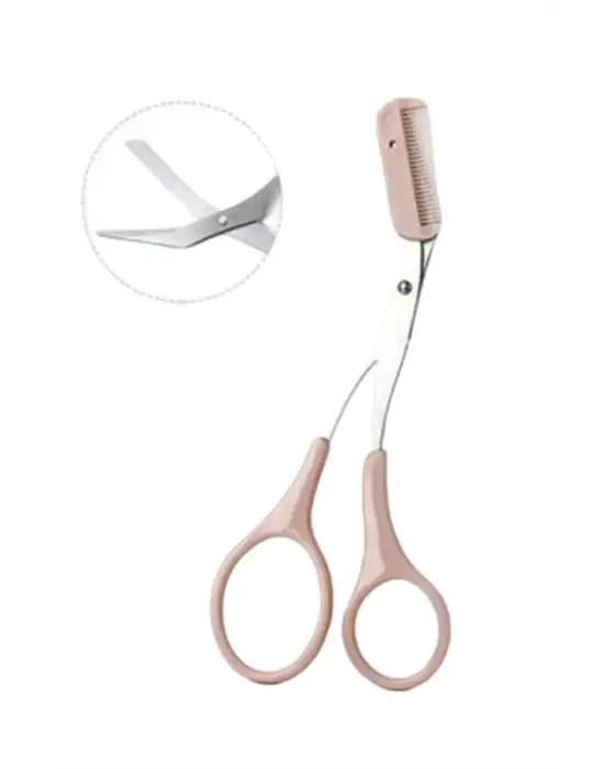 2li Kaş Bakım Seti Taraklı Kaş Makası Ve Kaş Usturası Kaş Şekillendirici
