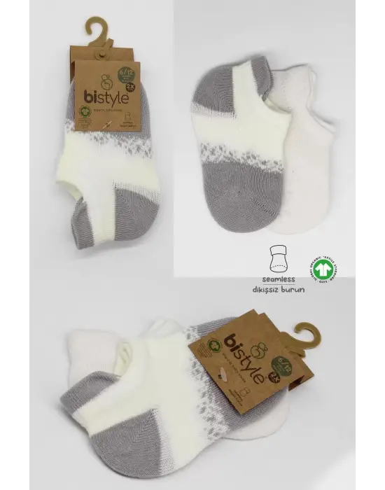 Omarı Rahat ve Şık 2li Sneakers Çorap Seti