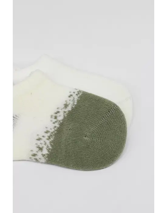 Omarı Yumuşak Pamuklu Sneakers Çorap Seti