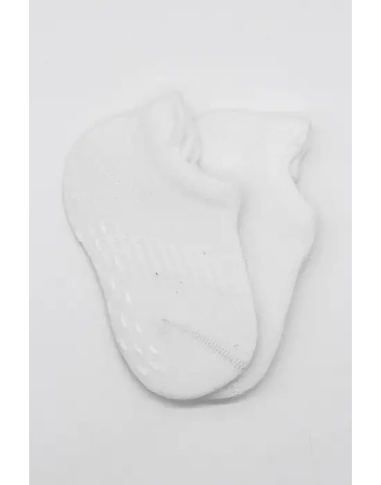 Omarı Kaymaz Basic Penye Çorap 2li Paket - Beyaz