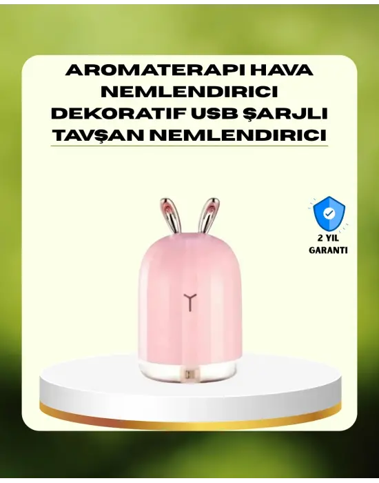 200 Ml Ultrasonik Aroma Difüzör Ve Hava Nemlendirici Gece Lambalı