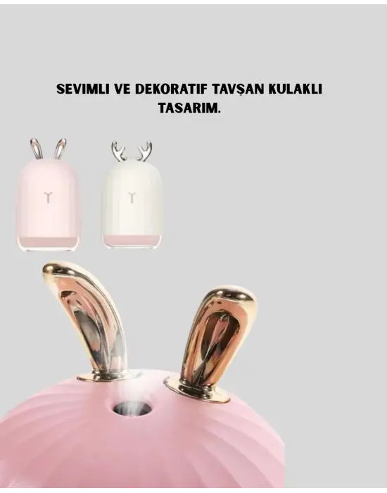 200 Ml Ultrasonik Aroma Difüzör Ve Hava Nemlendirici Gece Lambalı