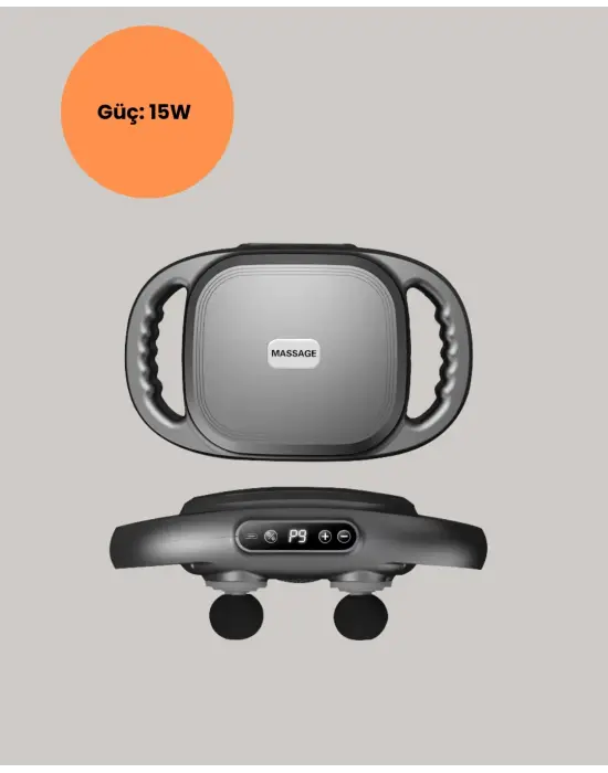 2000 Mah Şarjlı Masaj Tabancası 6 Başlık Ayarlı Güçlü Masaj Cihazı