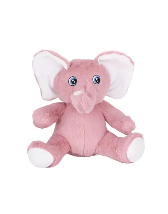 Omarı Etkileyici Pembe Fil Peluş Oyuncak 25 cm