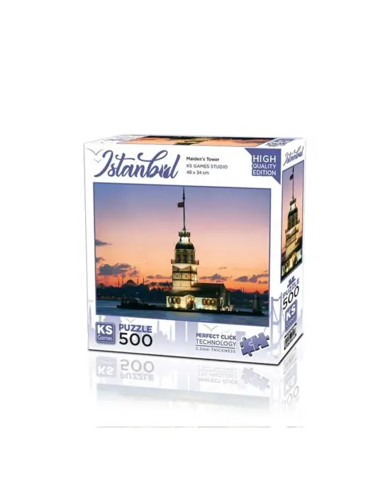20059 Kız Kulesi Gün İstanbul 500 Parça Puzzle -KS Puzzle