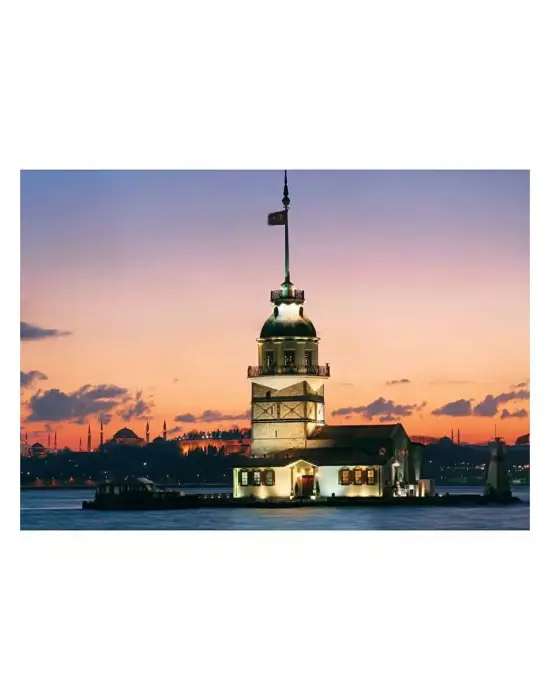 20059 Kız Kulesi Gün İstanbul 500 Parça Puzzle -KS Puzzle