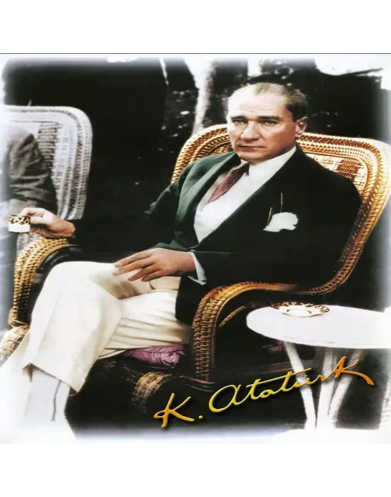 20060 Kahve İçen Atatürk 500 Parça Puzzle -KS Puzzle