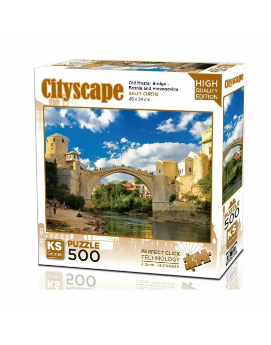 20061 Old Mostar Bridge Bosna Hersek 500 Parça Puzzle