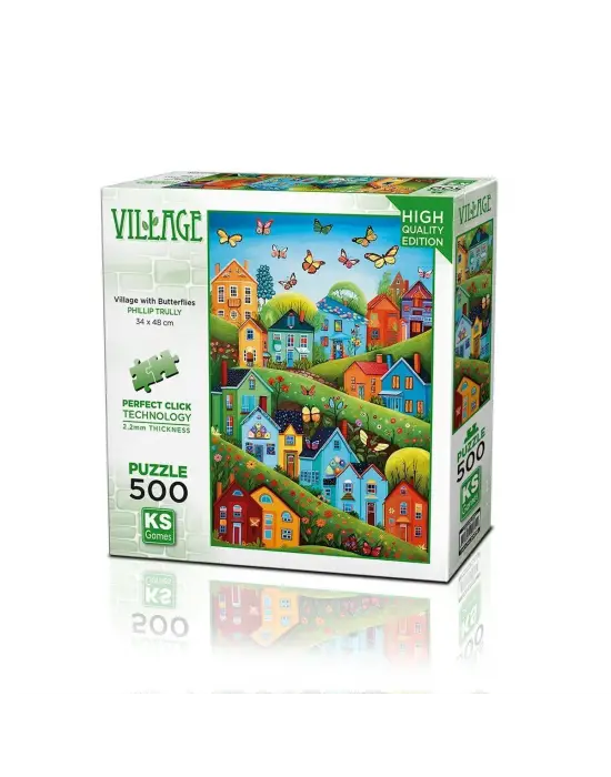 20079 PUZZLE 500 Village Tith Butterflies