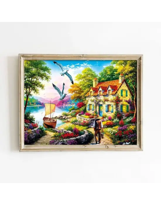 20084 PUZZLE 500 AN OLD TALE BY THE LAKE