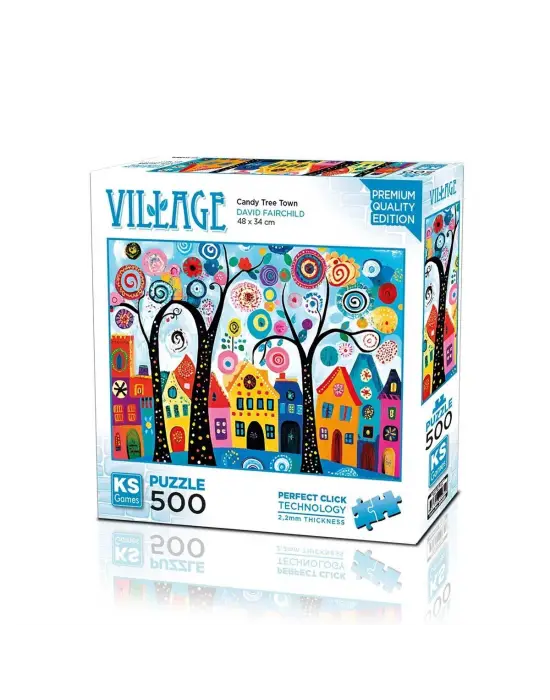 20085 PUZZLE 500 CANDY TREE TOWN