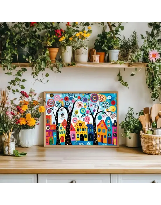 20085 PUZZLE 500 CANDY TREE TOWN