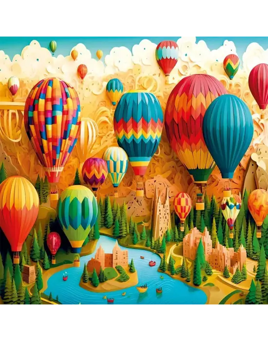 20086 PUZZLE 500 HOT AİR BALLOON FESTİVAL