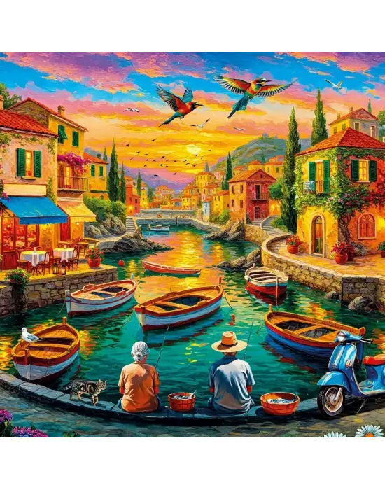 20089 PUZZLE 500 THE SİLENT TALE OF FİSHERMAN