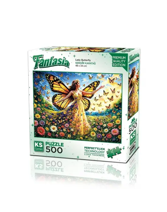 20093 PUZZLE 500 LADY BUTTERFLY