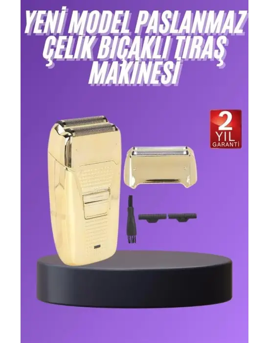 2025 Model Islak Kuru Kullanıma Uygun Tıraş Makinesi Uzun Pil Ömrü