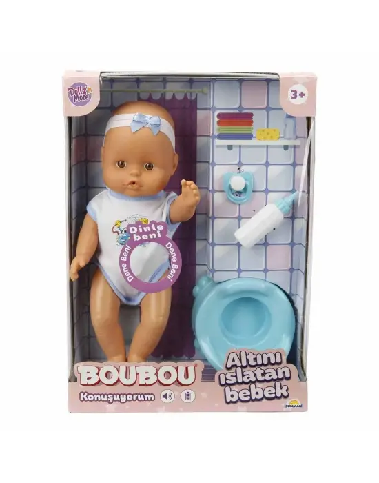 2030121 Sunman, Boubou Altını Islatan ve Konuşan Bebek Seti 30 cm