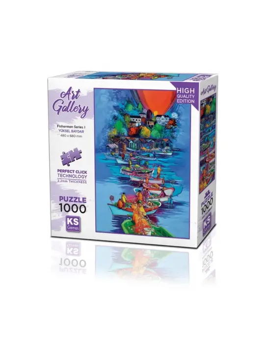 20687 Fishermen Series I  1000 Parça Puzzle  -KSPuzzle