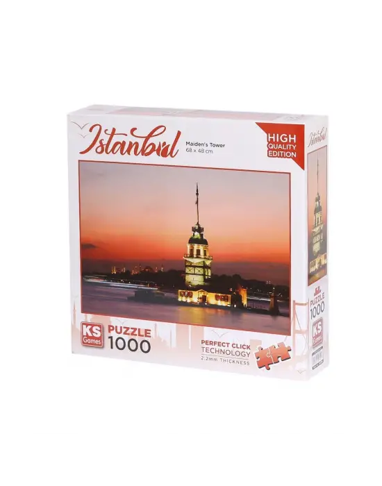 20729 Kız Kulesi Gün Batımı 1000 Parça Puzzle -KS Puzzle