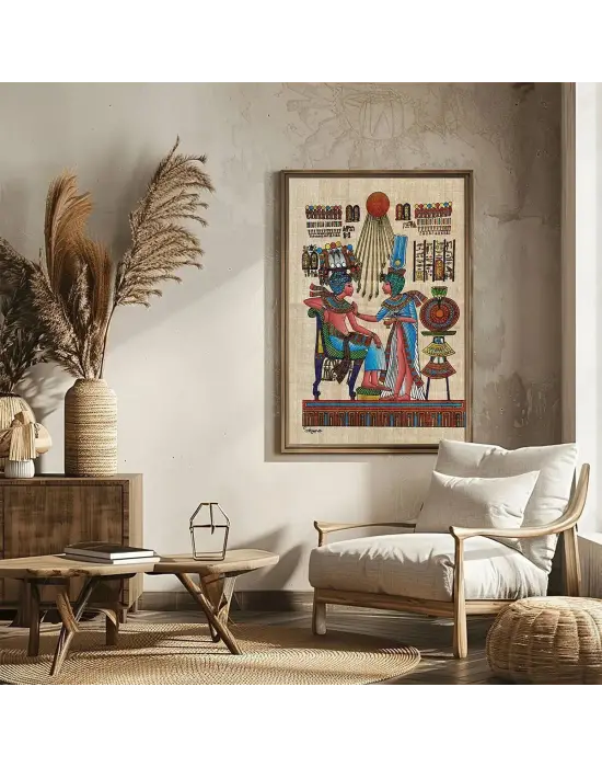 20743 PUZZLE 1000 PAPİRUS THRONE OF TUTANKHAMUN