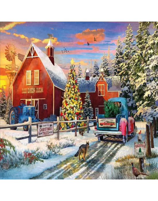 20753 PUZZLE 1000 Red Barn Farm