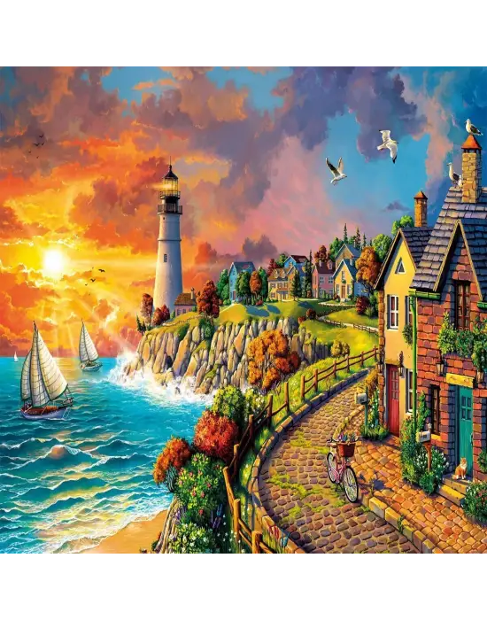 20758 PUZZLE 1000 LİGHTHOUSE BY THE SEA