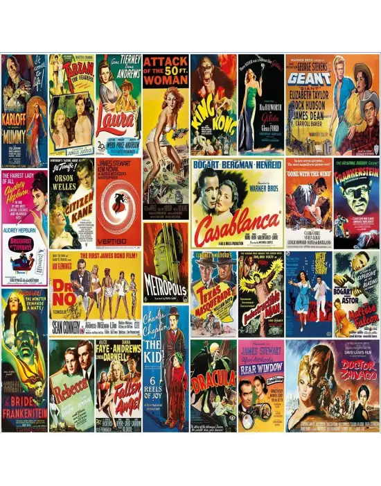 20759 PUZLE 1000 VİNTAGE MOVİE POSTERS
