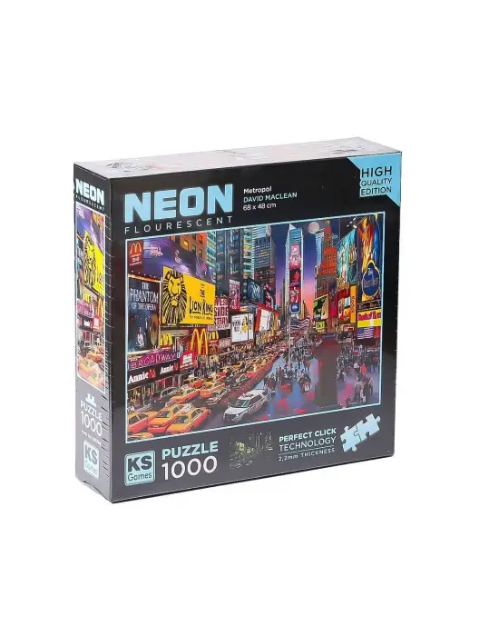 20766 Neon Metropol 1000 Parça Puzzle -KS Puzzle