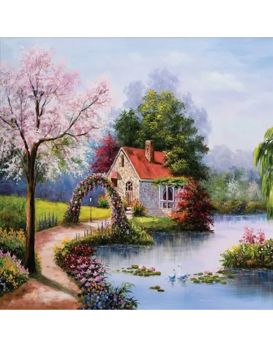 20782 PUZZLE 1000 LAKE HOUSE