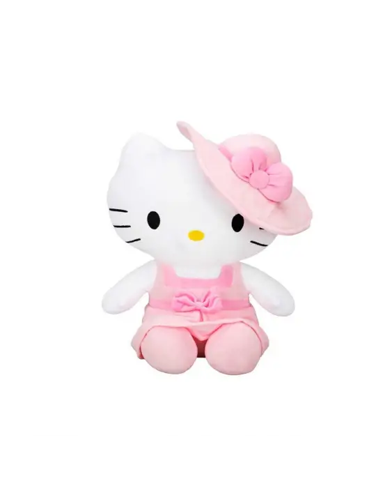 2089 SUN-JHN-SK-PELUŞ H KITTY ELBİSELİ ŞAPKALI 36 CM HKTY MOR