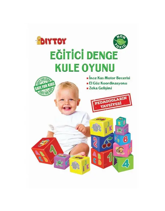 Omarı Eğlenceli Denge Kule Oyunu
