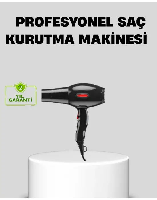 2200 Watt Profesyonel Saç Kurutma Makinesi Ac Motorlu Yüksek Performanslı
