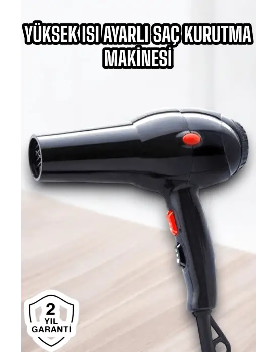 2200 Watt Profesyonel Saç Kurutma Makinesi Güçlü Ve Dayanıklı Tasarım